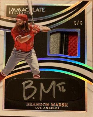 Brandon Marsh [Patch Autograph Black] #111