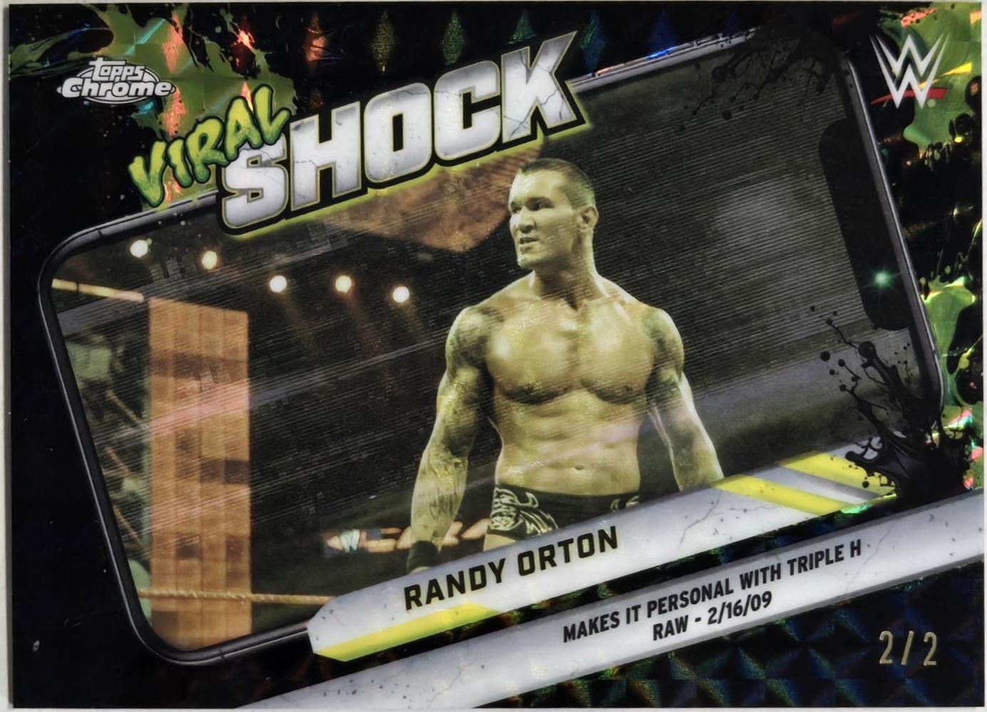 Randy Orton [Black Geometric Refractor] #VIR-10