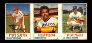 Cesar Cedeno, Steve Carlton, Steve Yeager
