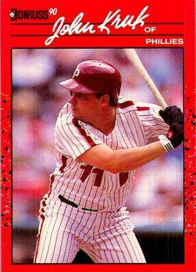 John Kruk #160 1990 Donruss Baseball