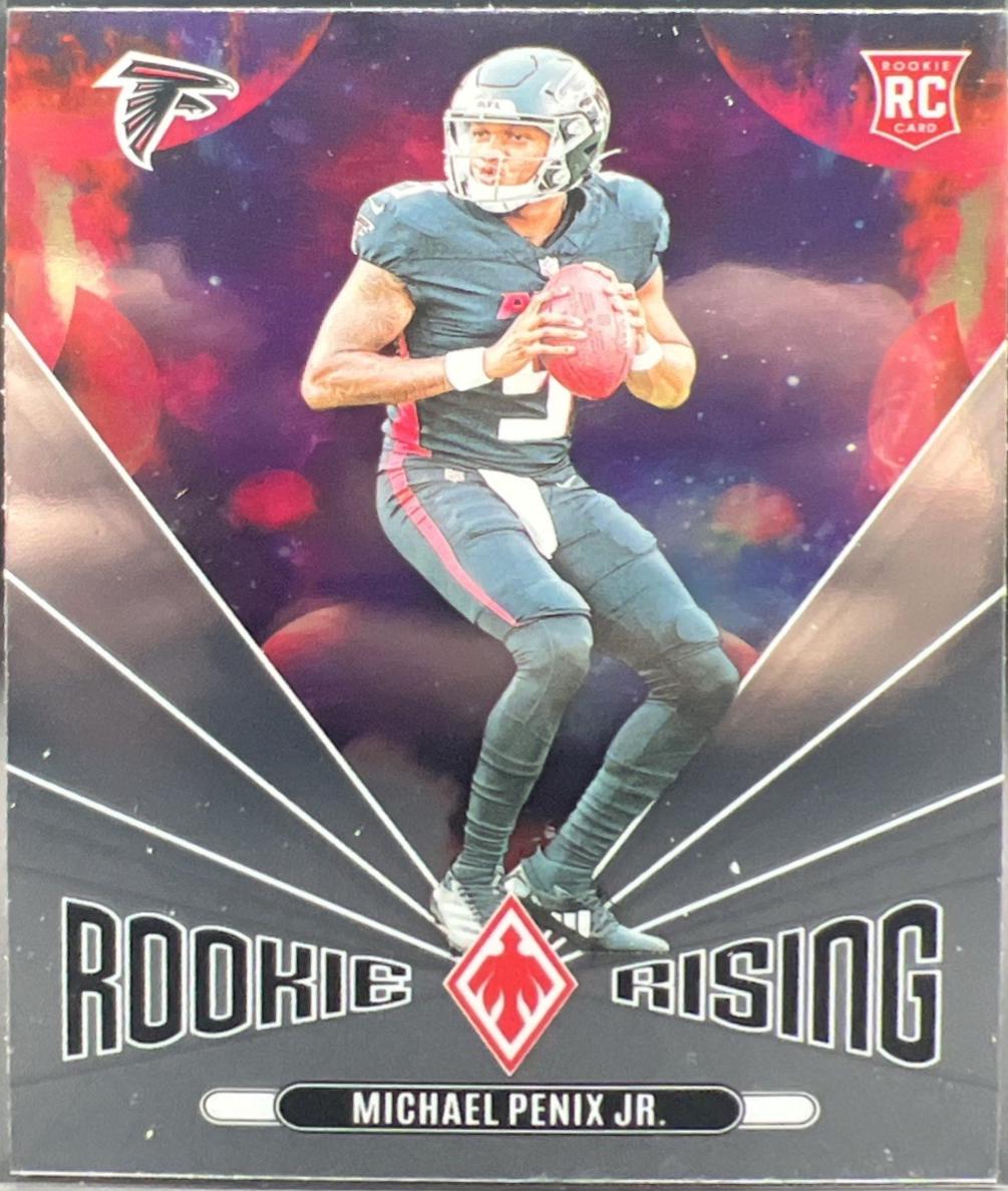 Michael Penix Jr. #2 Football Cards 2024 Panini Phoenix Rookie Rising