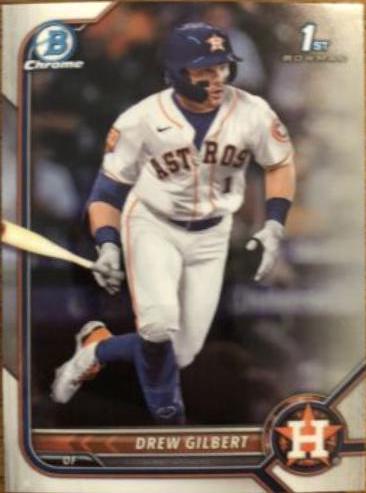 Drew Gilbert #BDC-152 Baseball Cards 2022 Bowman Draft Chrome