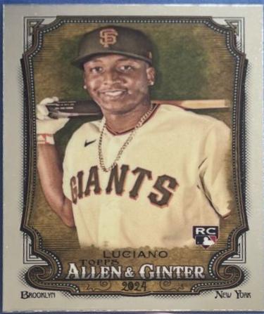 Marco Luciano #79 Baseball Cards 2024 Topps Allen & Ginter Chrome