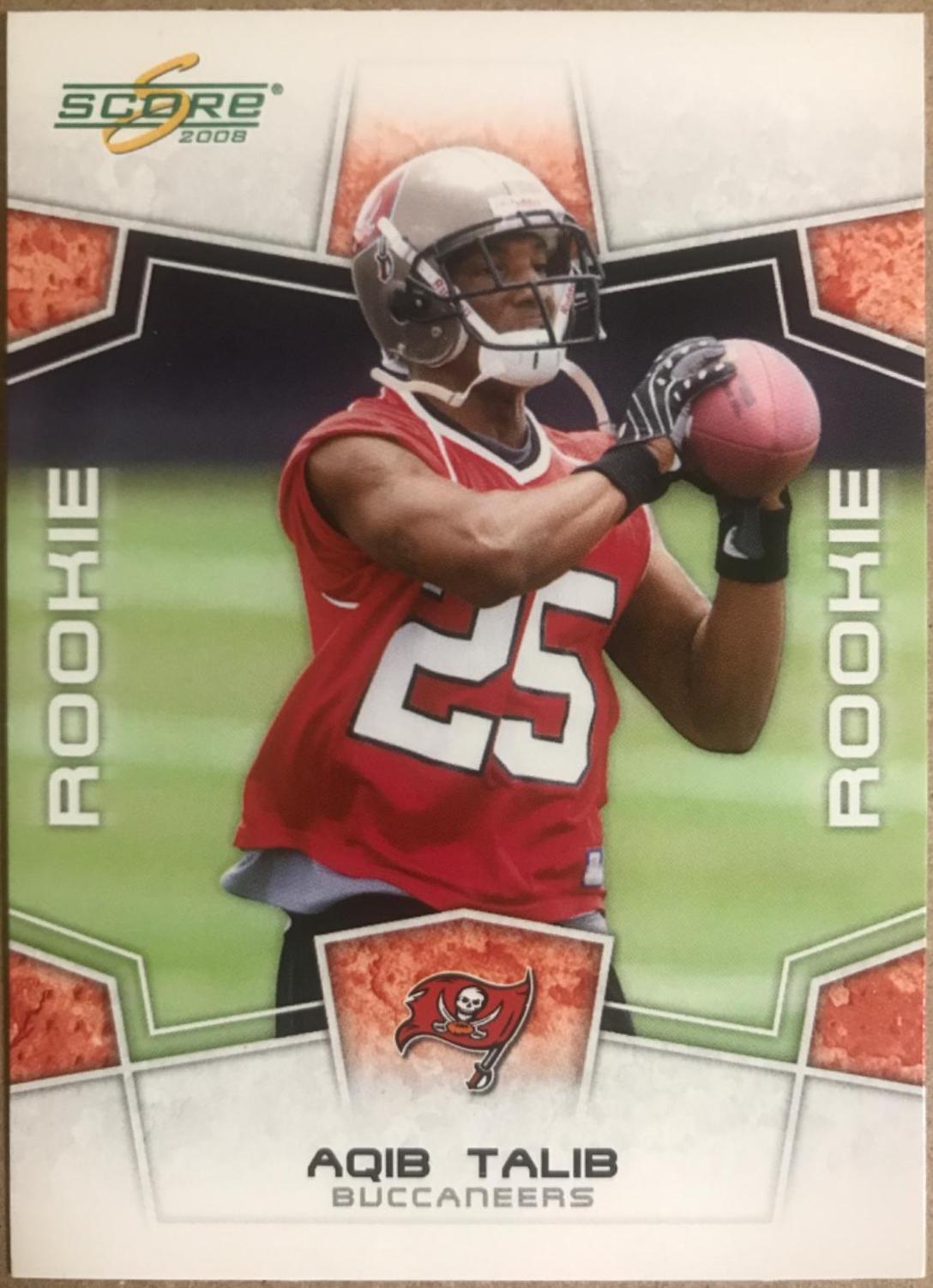 Aqib Talib #345 Football Cards 2008 Panini Score