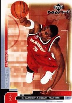 Shareef Abdur-Rahim #1 Baseball Cards 2002 Upper Deck MVP
