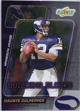 Daunte Culpepper #BB11 Football Cards 2000 Panini Score Building Blocks