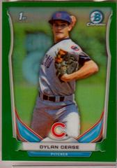 Dylan Cease [Green Refractor] #195 Baseball Cards 2014 Bowman Chrome Mini Prices