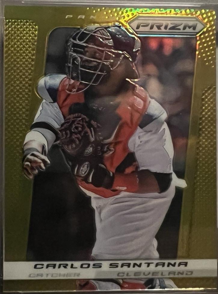 Carlos Santana [Gold Prizm] #92