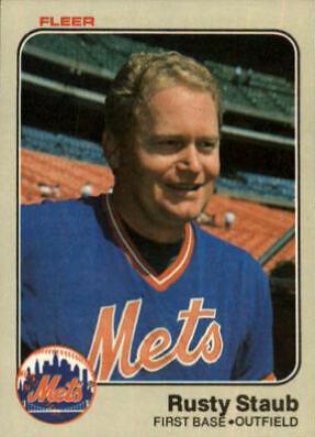 Rusty Staub #555 Cover Art