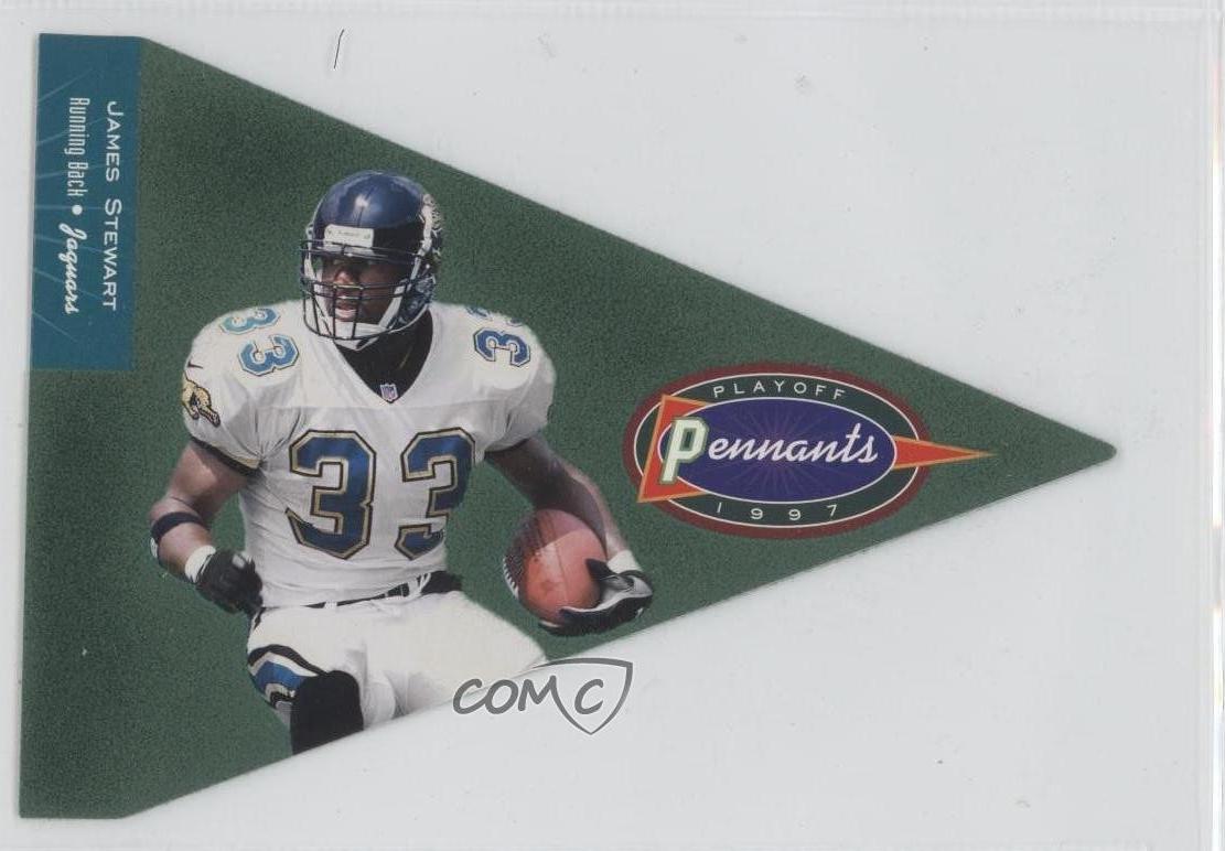 James Stewart #33 1997 Playoff Absolute Beginnings Pennants Football