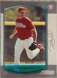 Pat Burrell #1 Baseball Cards 2000 Bowman Draft Picks