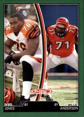 Levi Jones, Willie Anderson #111 Football Cards 2007 Topps Total