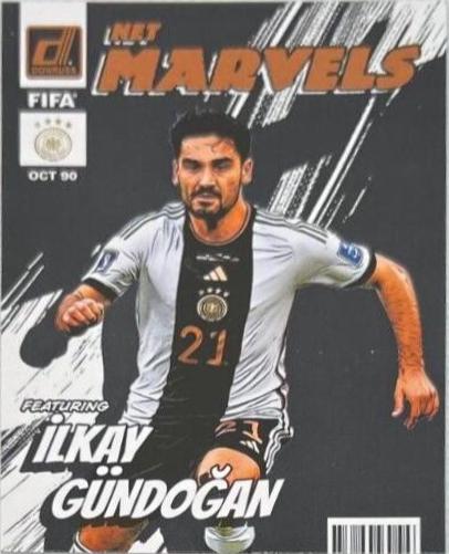 Ilkay Gundogan #13 2022 Panini Donruss Net Marvels Soccer