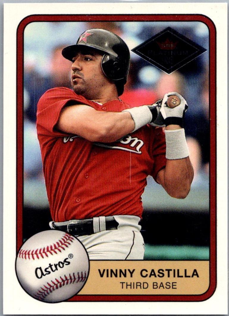 Vinny Castilla #369 Baseball Cards 2001 Fleer Platinum