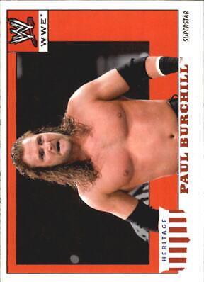 Paul Burchill #40 Wrestling Cards 2008 Topps Heritage IV WWE