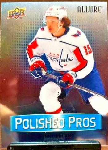 Sonny Milano #PP-13 Hockey Cards 2023 Upper Deck Allure Polished Pros