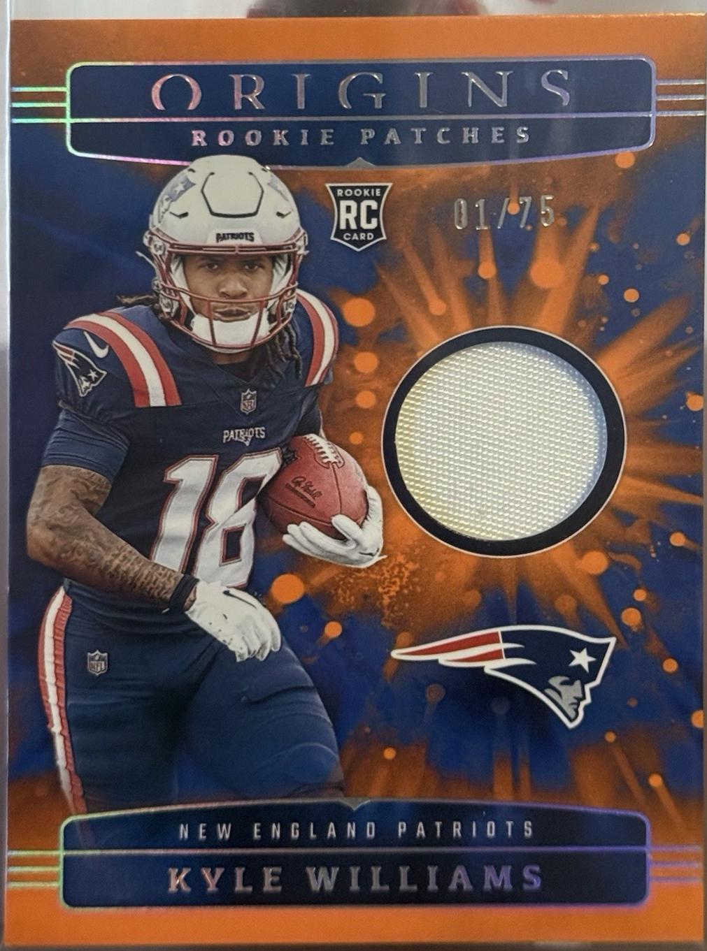 Kyle Williams #RPH-KWS 2025 Panini Origins Rookie Patch Football