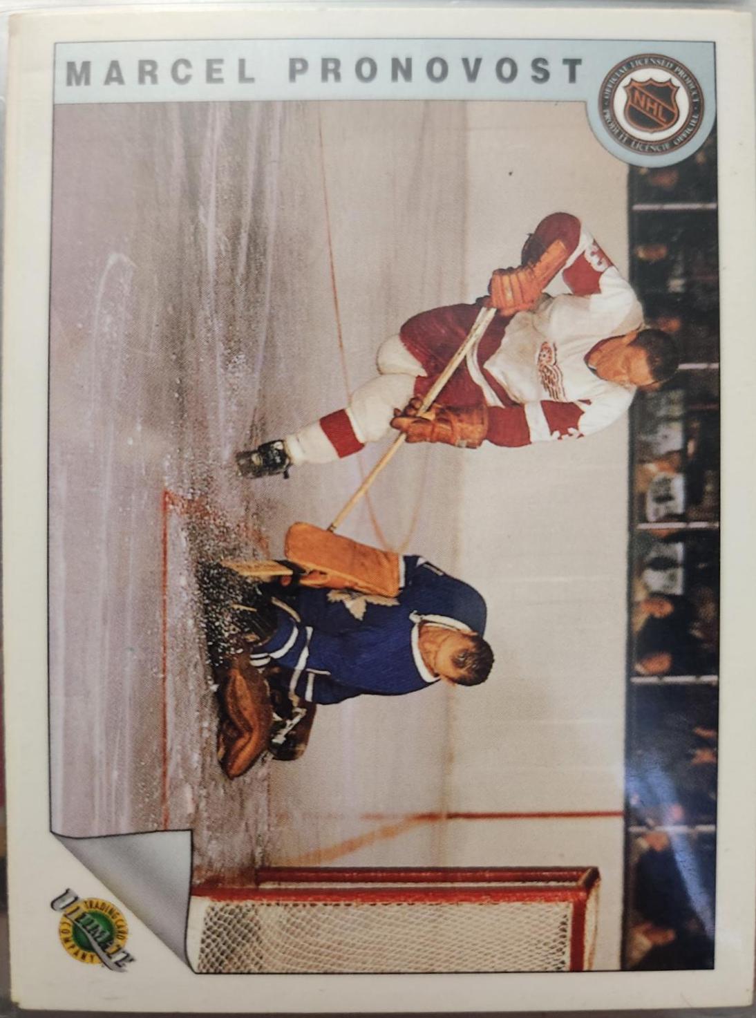 Marcel Pronovost #71 1991 Ultimate Original Six Hockey