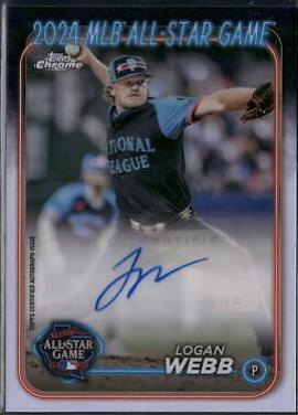 Logan Webb #ASGCA-LW Prices | 2024 Topps Chrome Update All-Star