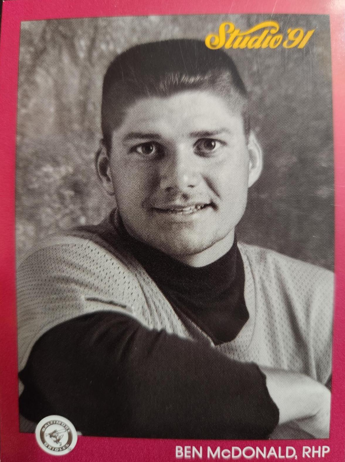 Ben McDonald #6 Baseball Cards 1991 Studio