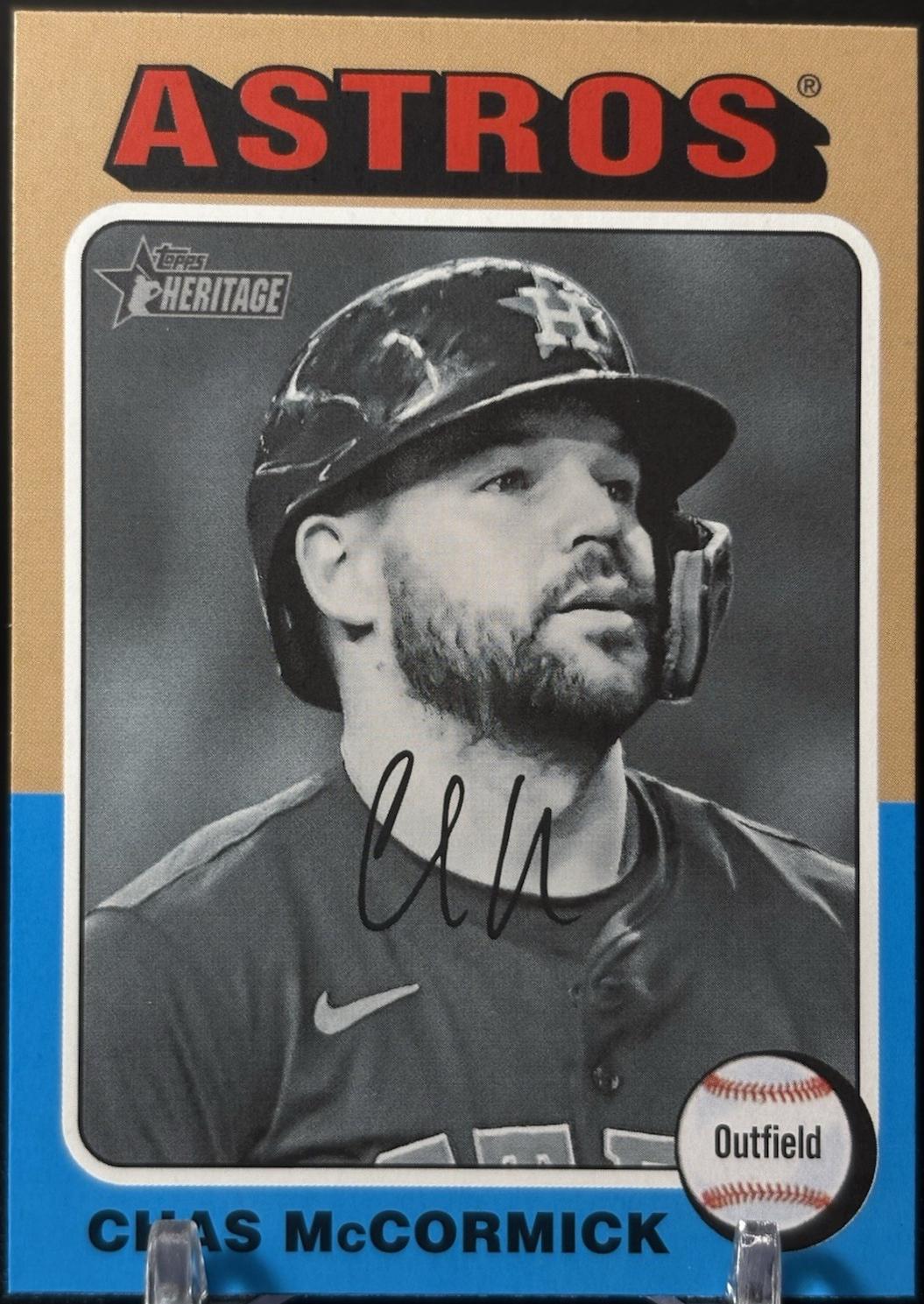 Chas McCormick [Black White Image] #541