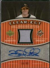 Brian Roberts [Gold] #CCE-BR Baseball Cards 2007 Upper Deck Elements Clear Cut Autograph Prices