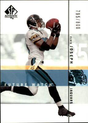 Elvis Joseph #176 Football Cards 2001 SP Authentic