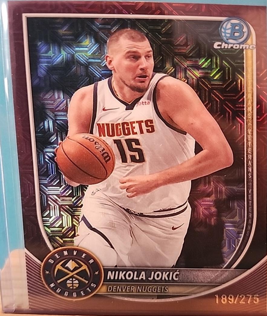 Nikola Jokic [Burgundy Mojo] #BCV-100