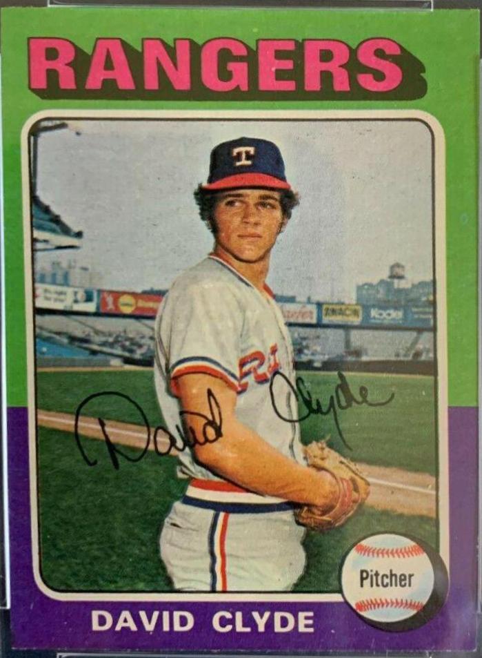 David Clyde #12 Baseball Cards 1975 Topps Mini