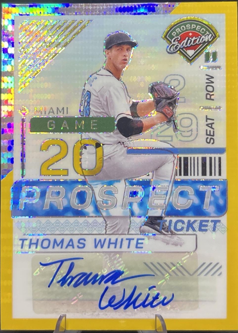 Thomas White [Gold Holo Ticket Signature] #71