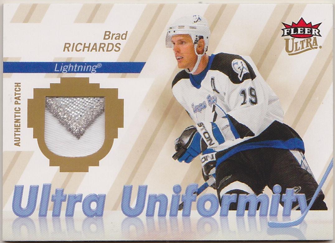 Brad Richards #U-BR Hockey Cards 2007 Ultra Uniformity