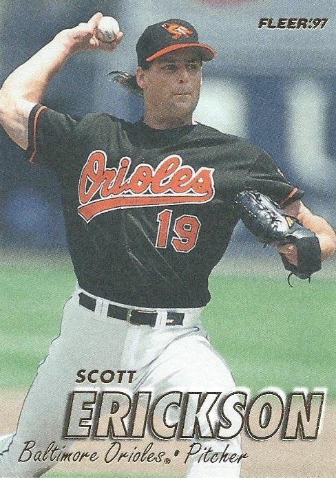 Scott Erickson #6 Baseball Cards 1997 Fleer