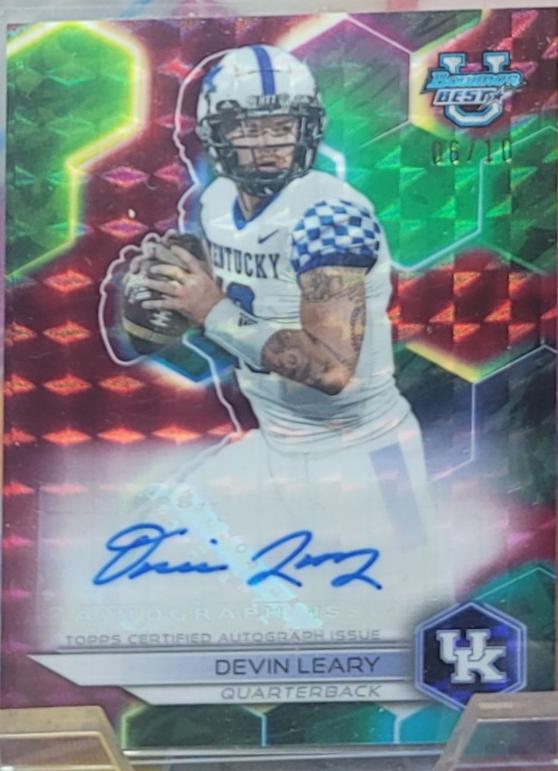 Devin Leary [Red Geometric] #BOA-DL
