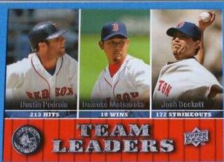 Matsuzaka, Pedroia, Beckett