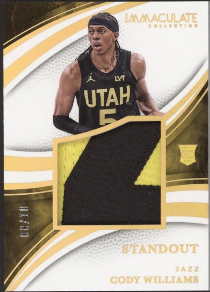 Cody Williams #15 2024 Panini Immaculate Standout Memorabilia Basketball