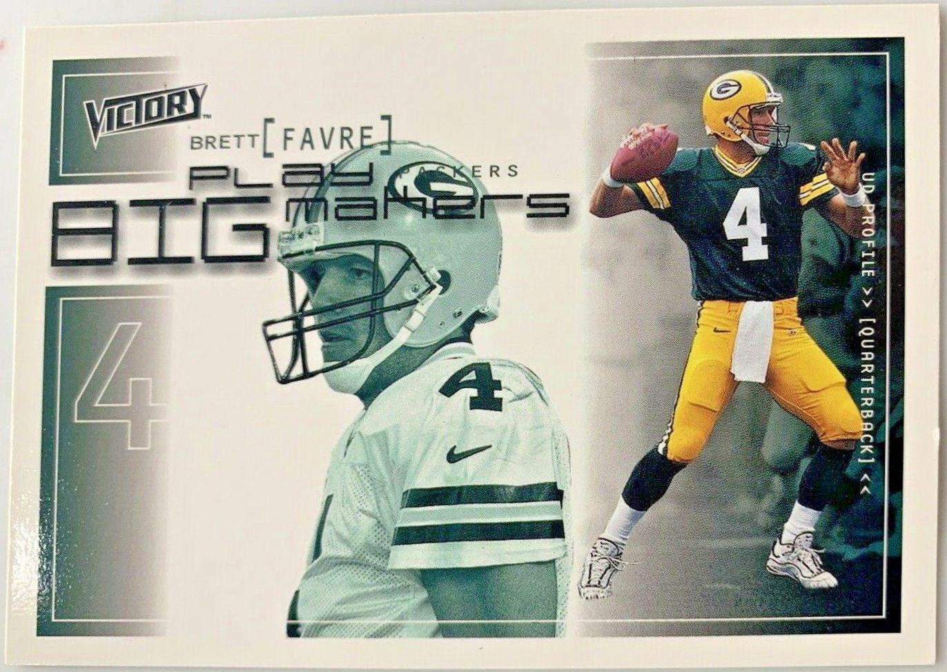 Brett Favre #262 2000 Upper Deck Victory Football