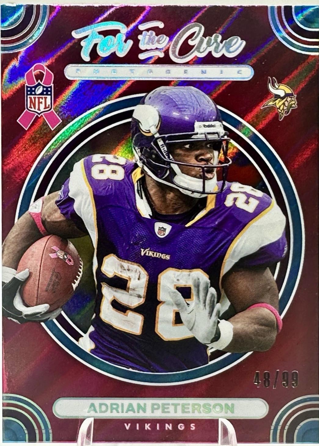 Adrian Peterson [Blue] #FTC-APE Prices | 2024 Panini Photogenic For the ...