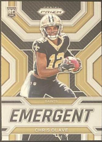 Chris Olave #E-7 2022 Panini Prizm Emergent Football