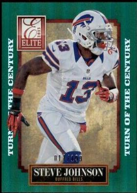 Steve Johnson #14 Football Cards 2012 Panini Elite
