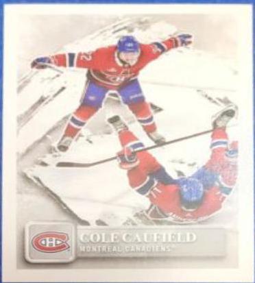 Cole Caufield #661 Hockey Cards 2022 Topps NHL Sticker