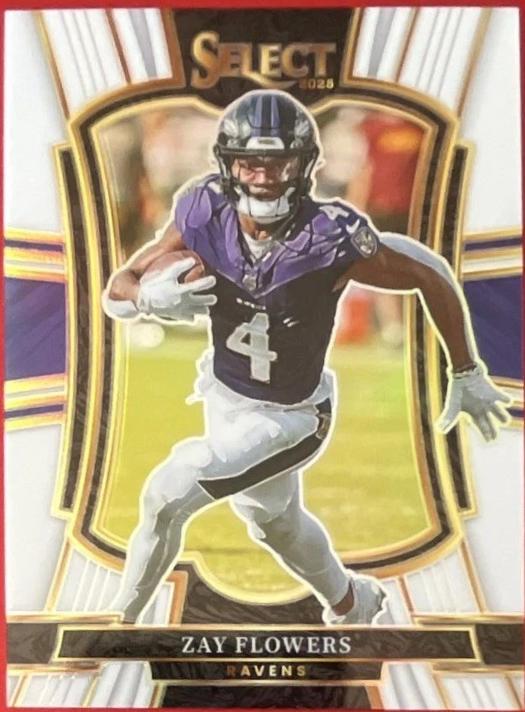 Zay Flowers [White Prizm] #162