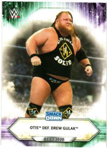 Otis def. Drew Gulak #2 Wrestling Cards 2021 Topps WWE