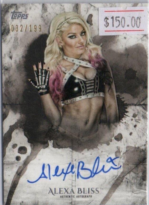 Alexa Bliss #UA-AB Wrestling Cards 2018 Topps WWE Undisputed Autographs