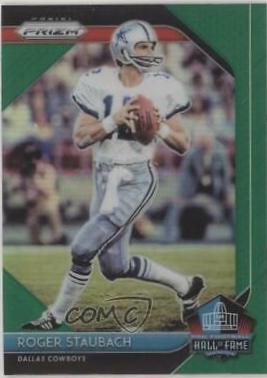 Roger Staubach [Green Prizm] #HOF-24