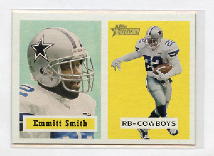Emmitt Smith #145 2002 Topps Heritage Football