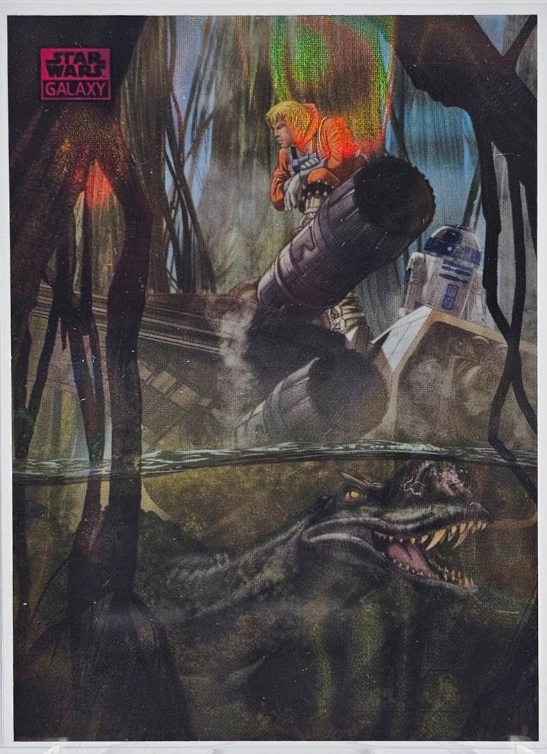 What Lies Beneath! [Magenta Lava Refractor] #55 Prices | Star Wars