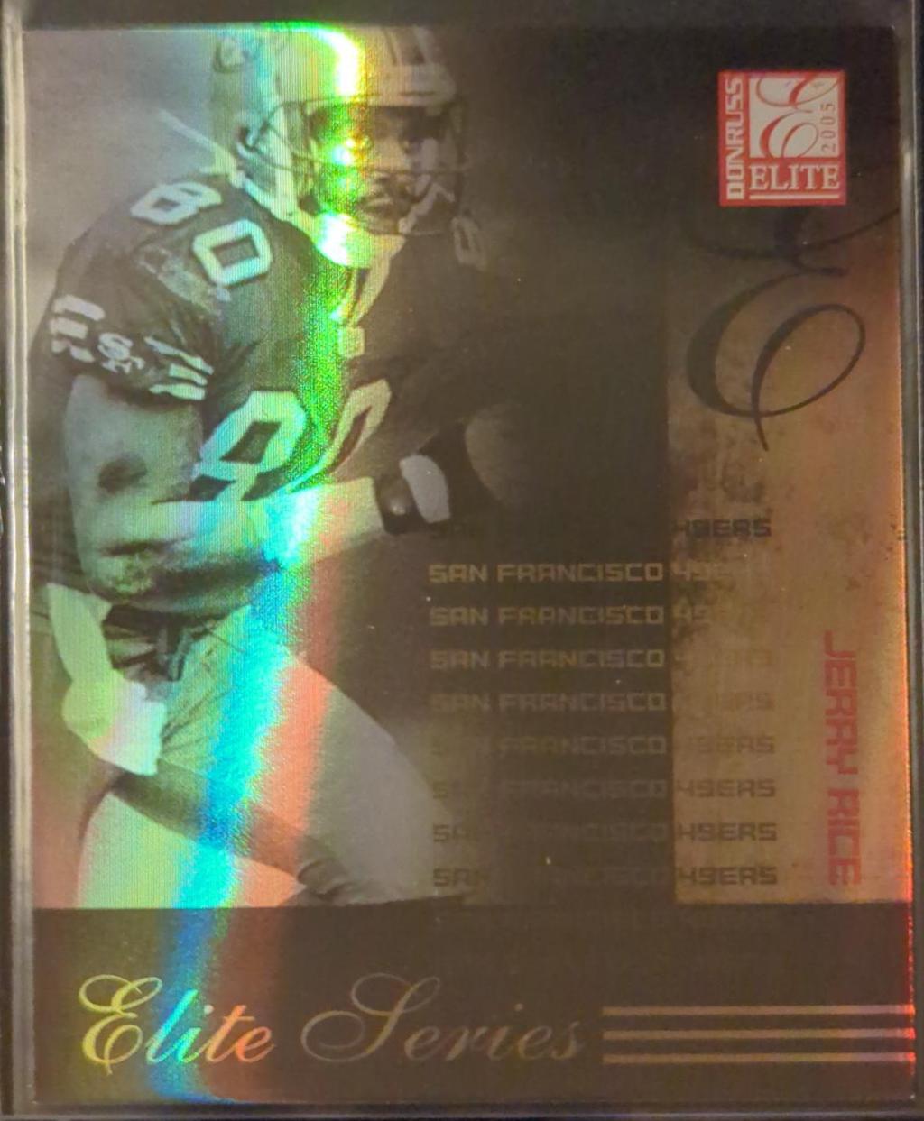 Jerry Rice #ES-12 Football Cards 2005 Panini Donruss Elite Series