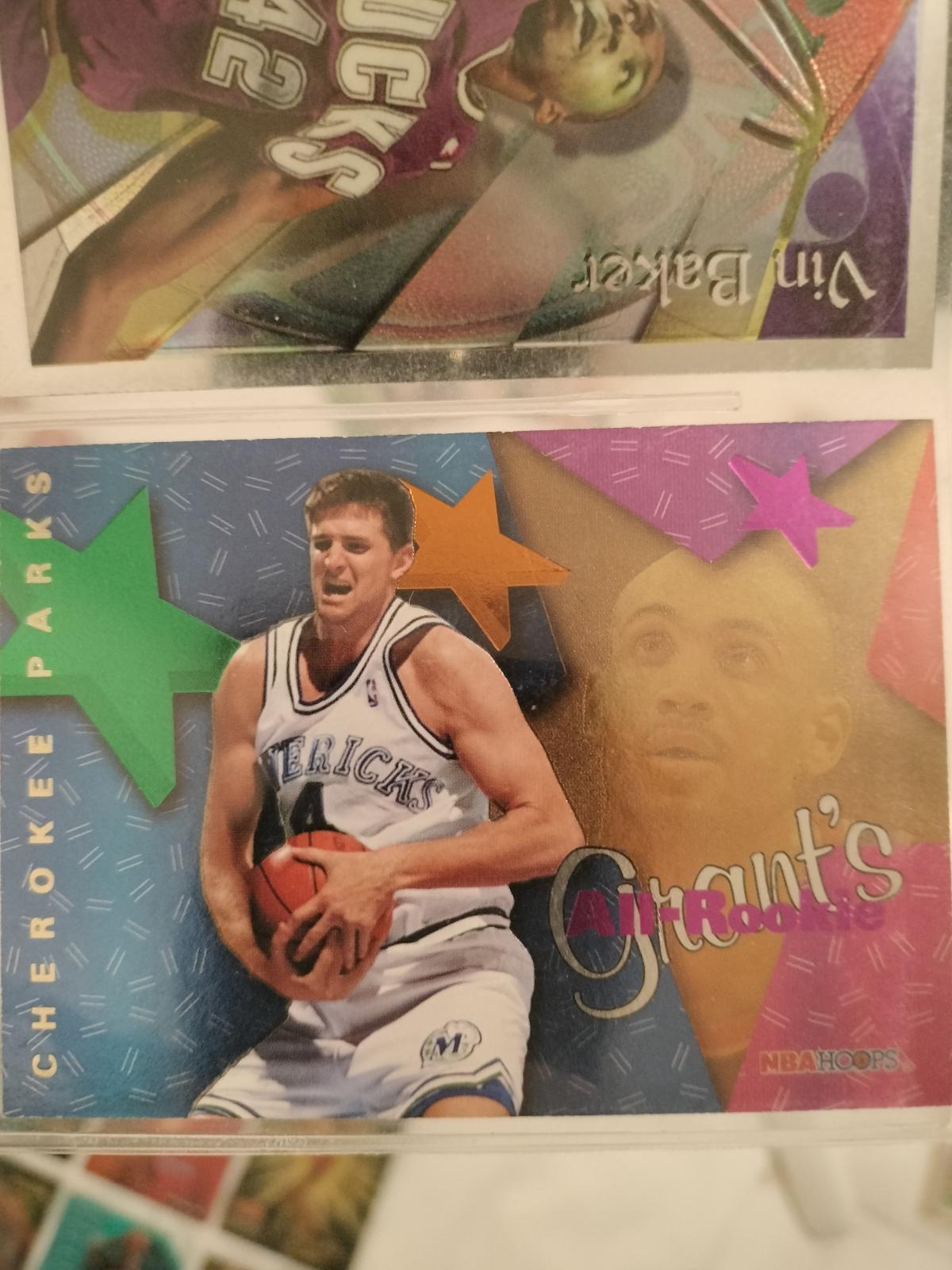 Cherokee parks #Ar1 Basketball Cards 1996 Hoops Grant Hill's All Rookie Team