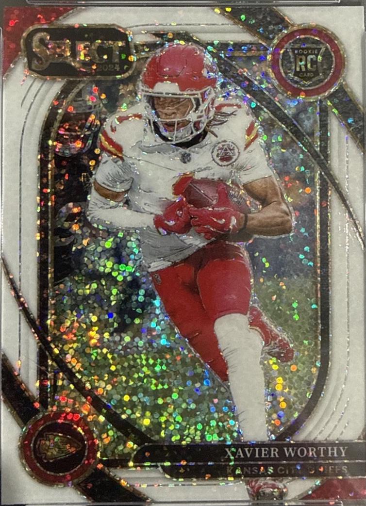 Xavier Worthy [White Sparkle Prizm] #224