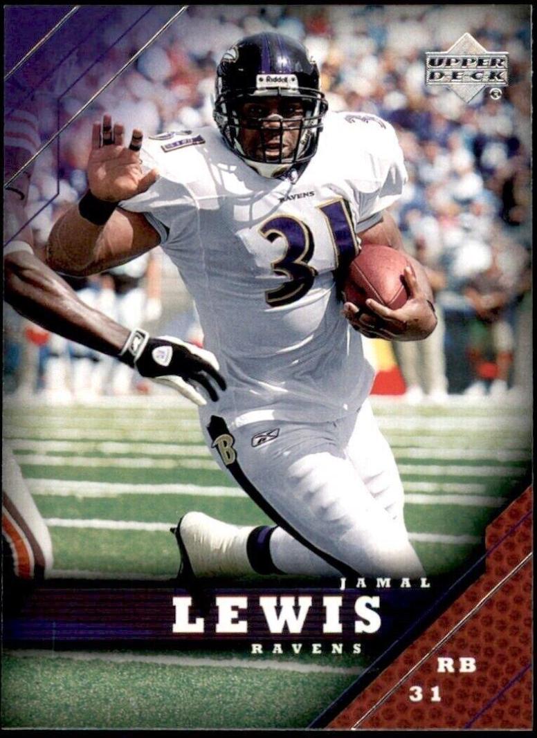 Jamal Lewis #17 Football Cards 2005 Upper Deck